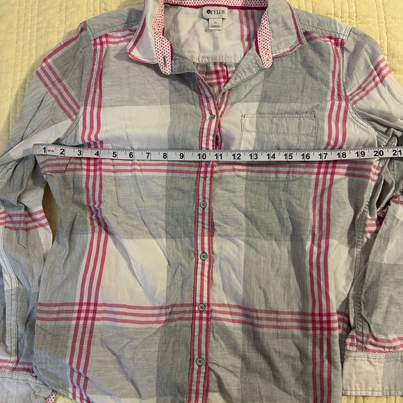 Stylus XL plaid pink Shirt Women’s - Picture 2 of 8